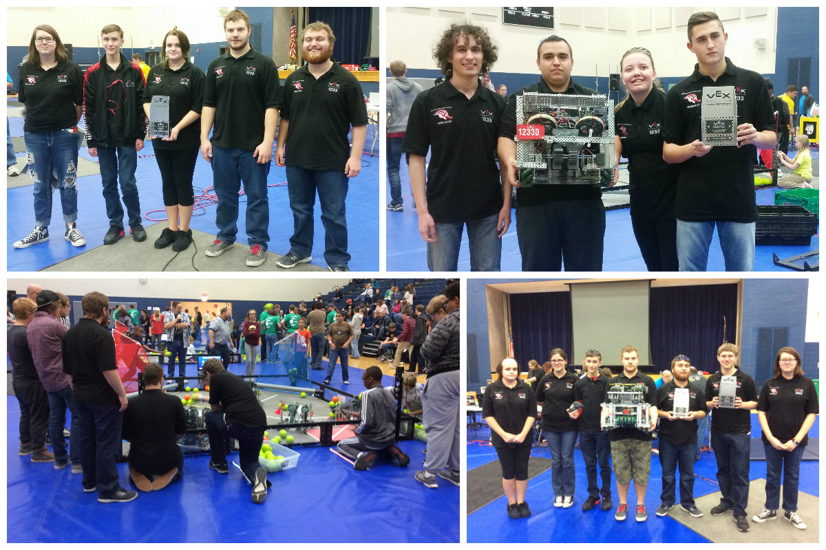 Crown Point High School VEX Robotics Team Compete in 2015 Warren State Qualifying Tournament in Indianapolis