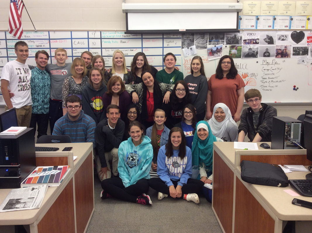 Crown Point High School Student Newspaper Earns Top National Honor in 2015