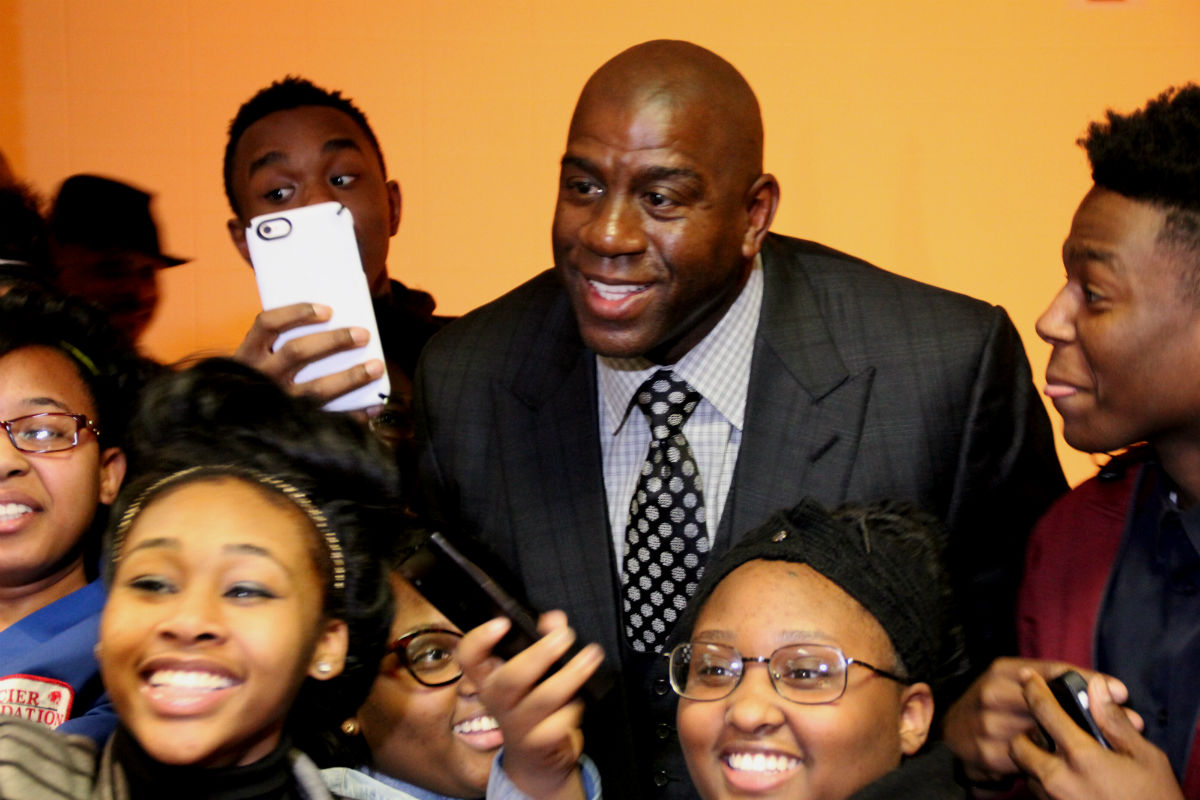 Earvin “Magic” Johnson Dazzles NWI Students At Dream Now: The Transformation 2016