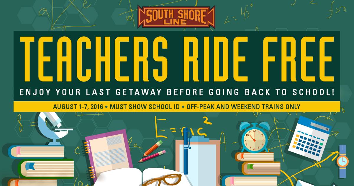 South Shore Line Welcomes Educators to Ride Free of Charge