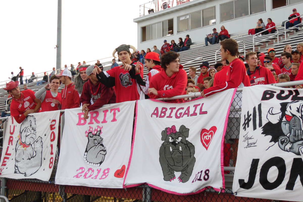 #1StudentNWI: Crown Point Crowds the Stadium and Stands