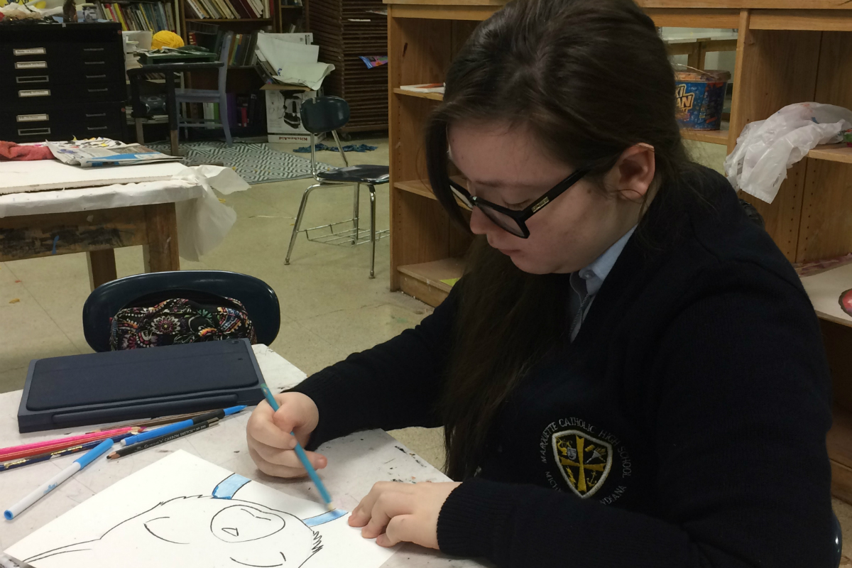 #1StudentNWI: Arts and Theater at Marquette Catholic
