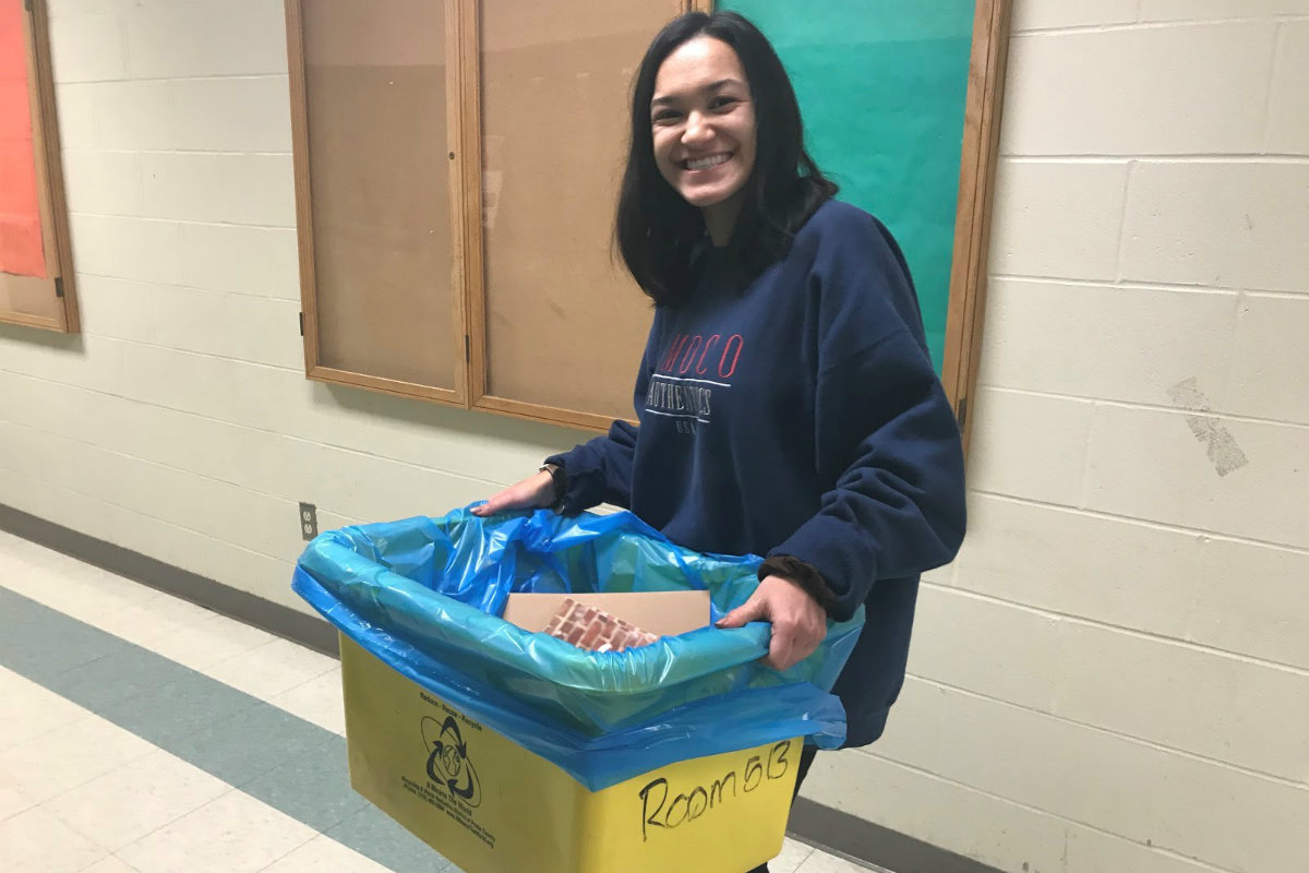 #1StudentNWI: Wheeler Recycles and Celebrates Seniors in January