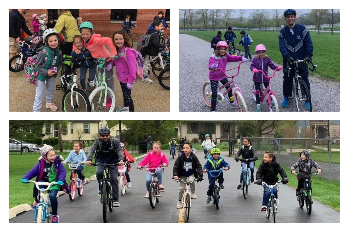 St. Mary’s Students Pedal to School