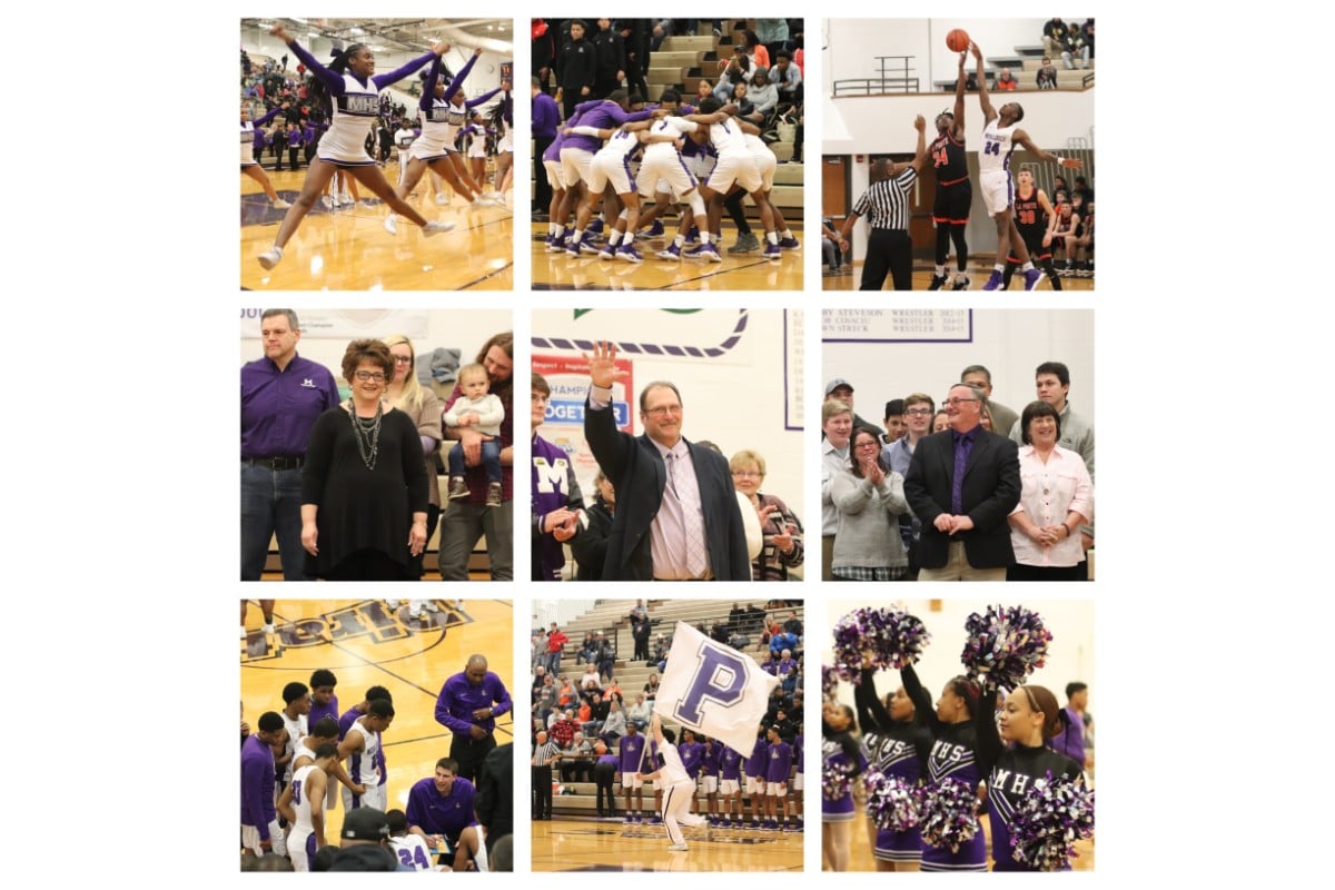 Boys Basketball Merrillville vs La Porte 2019, Inducts Coaches into Pirates Hall of Fame