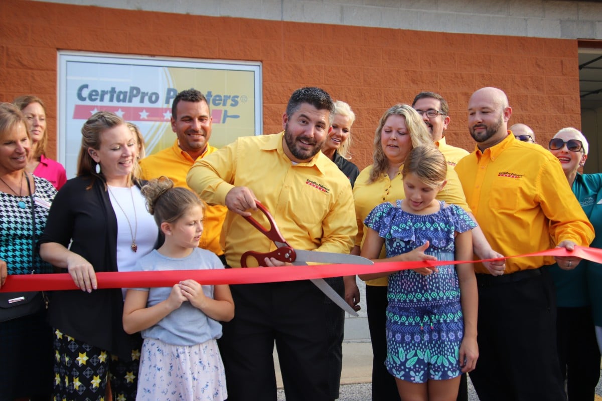 CertaPro Painters of Northwest Indiana Cut Ribbon on New and Improved Facility