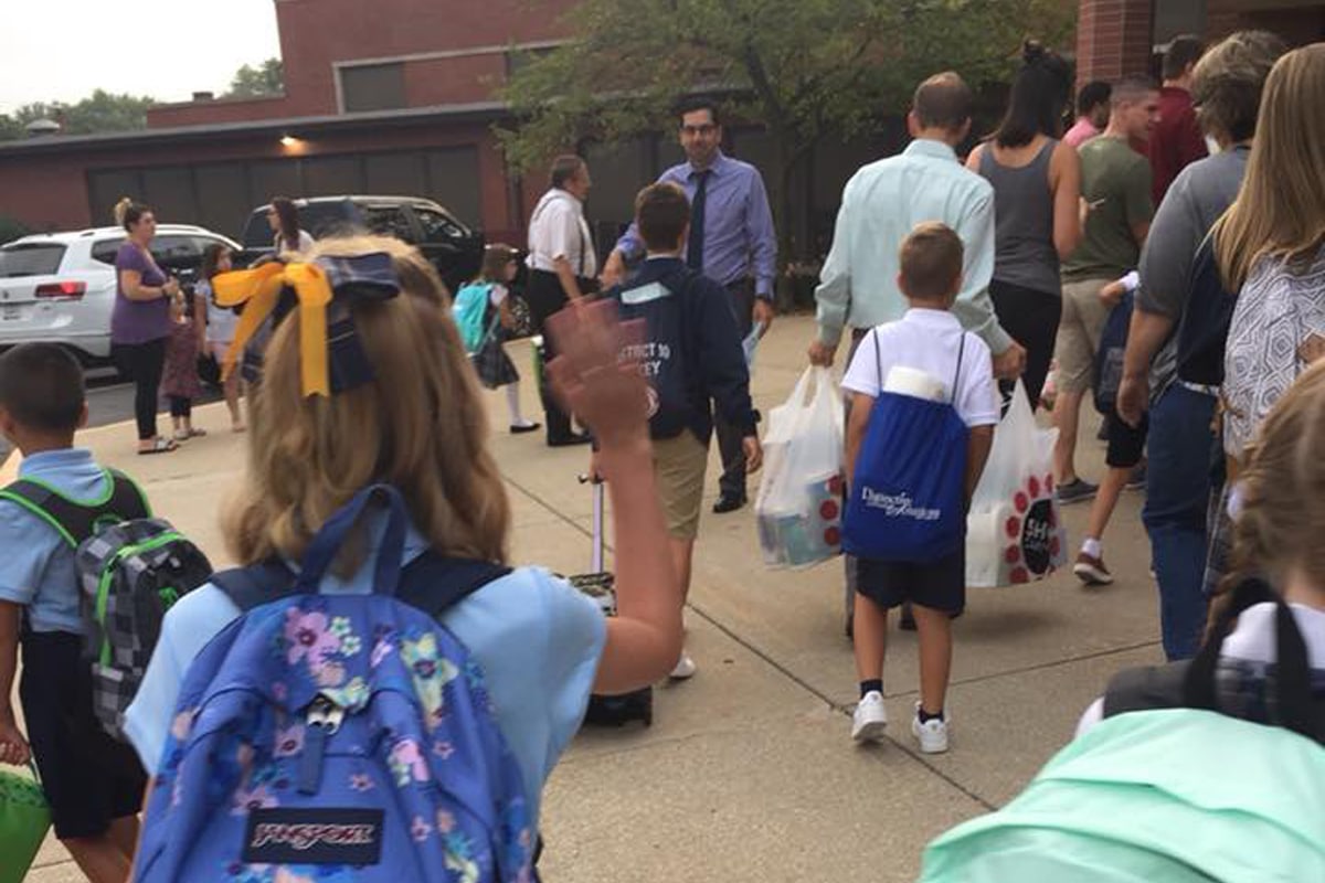 First Day of School at St. Mary’s in Crown Point