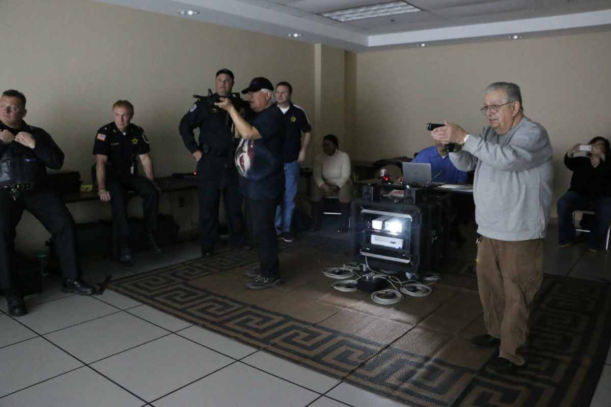 Hammond Police Department Invites the Community to Experience Their Police Training Simulator