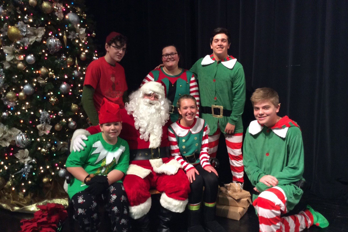 #1StudentNWI: Hobart High School with the Spirit of Charity and Santa Claus