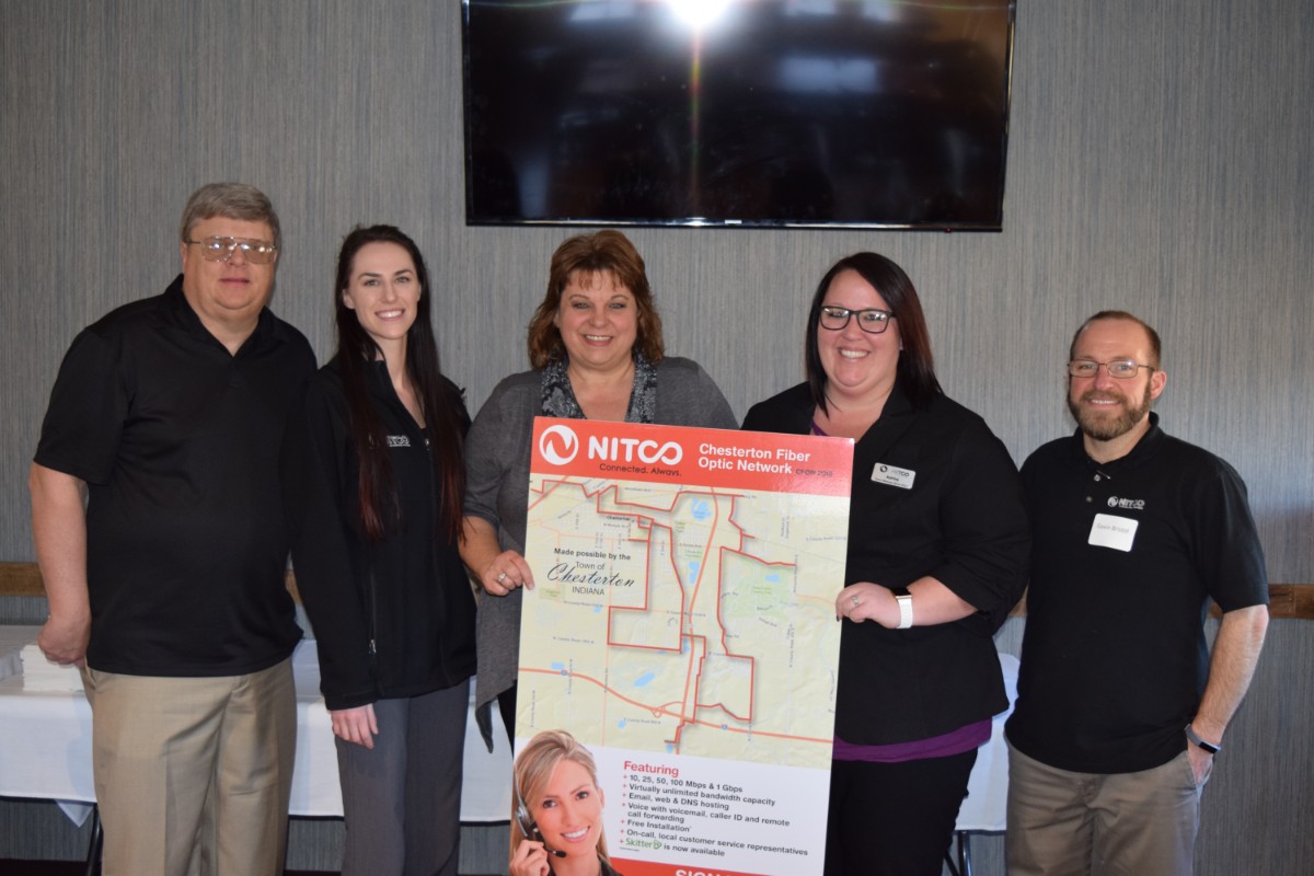 NITCO Provides Town of Chesterton with Recipe for Success with Fiber Optic Network!