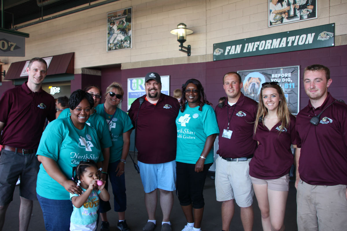 Northshore Health Centers and SouthShore Gary RailCats Partner Together For Annual Health Fair