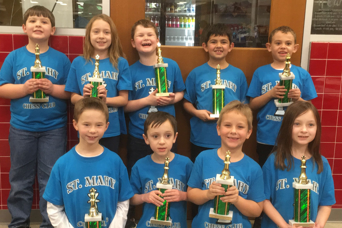 Record Number of Student at St. Mary’s Qualify for State Chess Championships