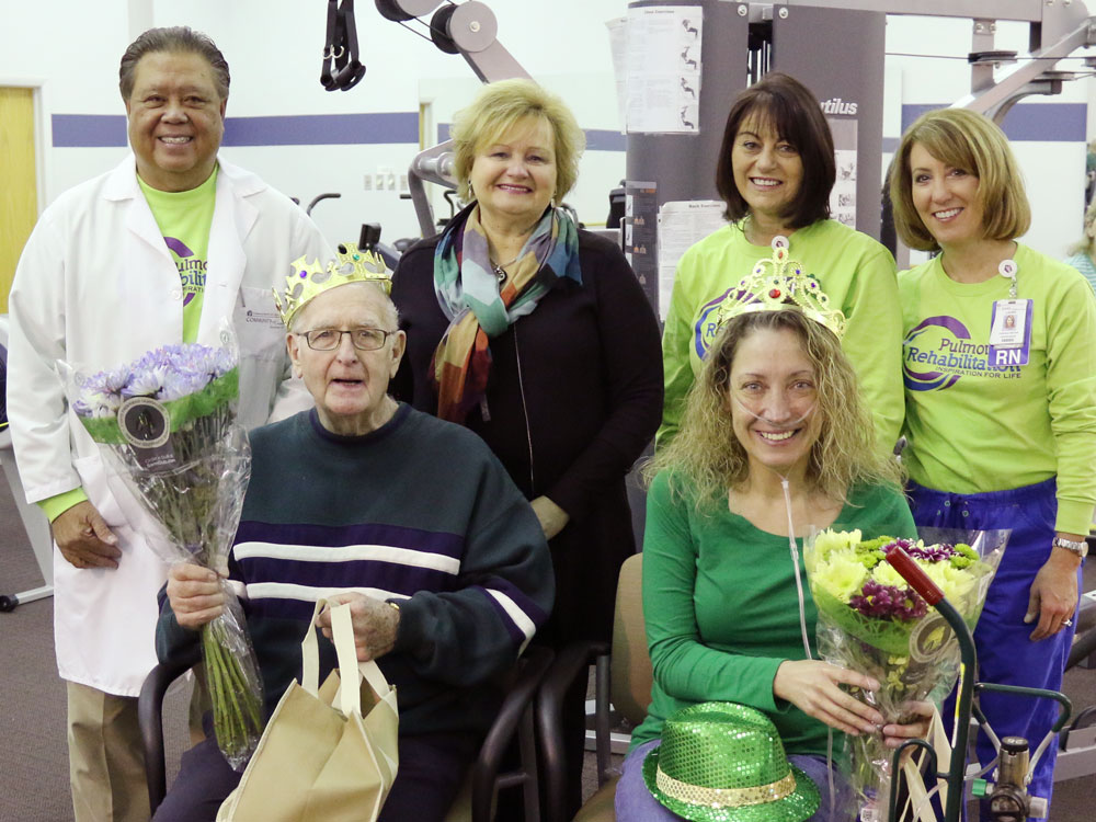St. Mary Medical Center Crowns Pulmonary King, Queen During Pulmonary Rehabilitation Week