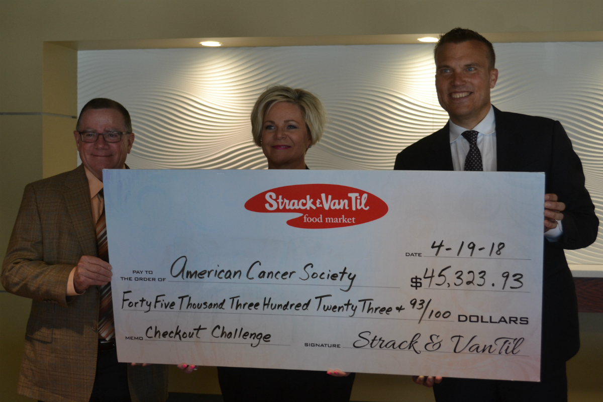 Strack & Van Til Continues Legacy of Giving with American Cancer Society Donation