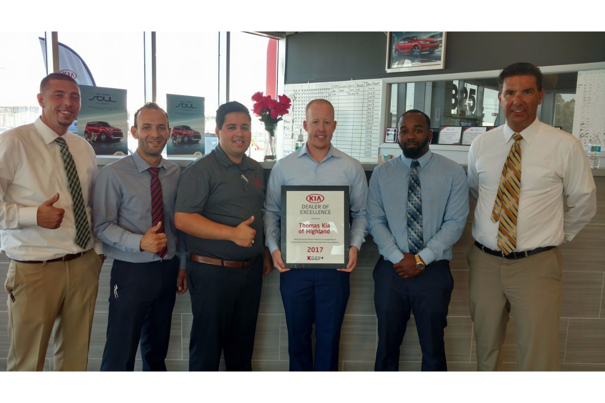 Thomas Kia Named Indiana’s #1 Certified Kia Dealership!